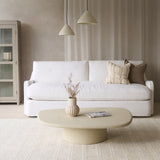 Pieve Fabric Sofa | Snow (230cm)