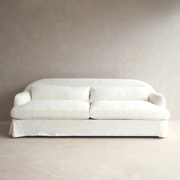Trevi Fabric Sofa | Off White (230cm)