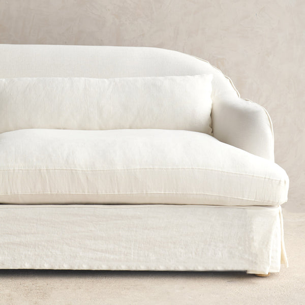 Trevi Fabric Sofa | Off White (230cm)