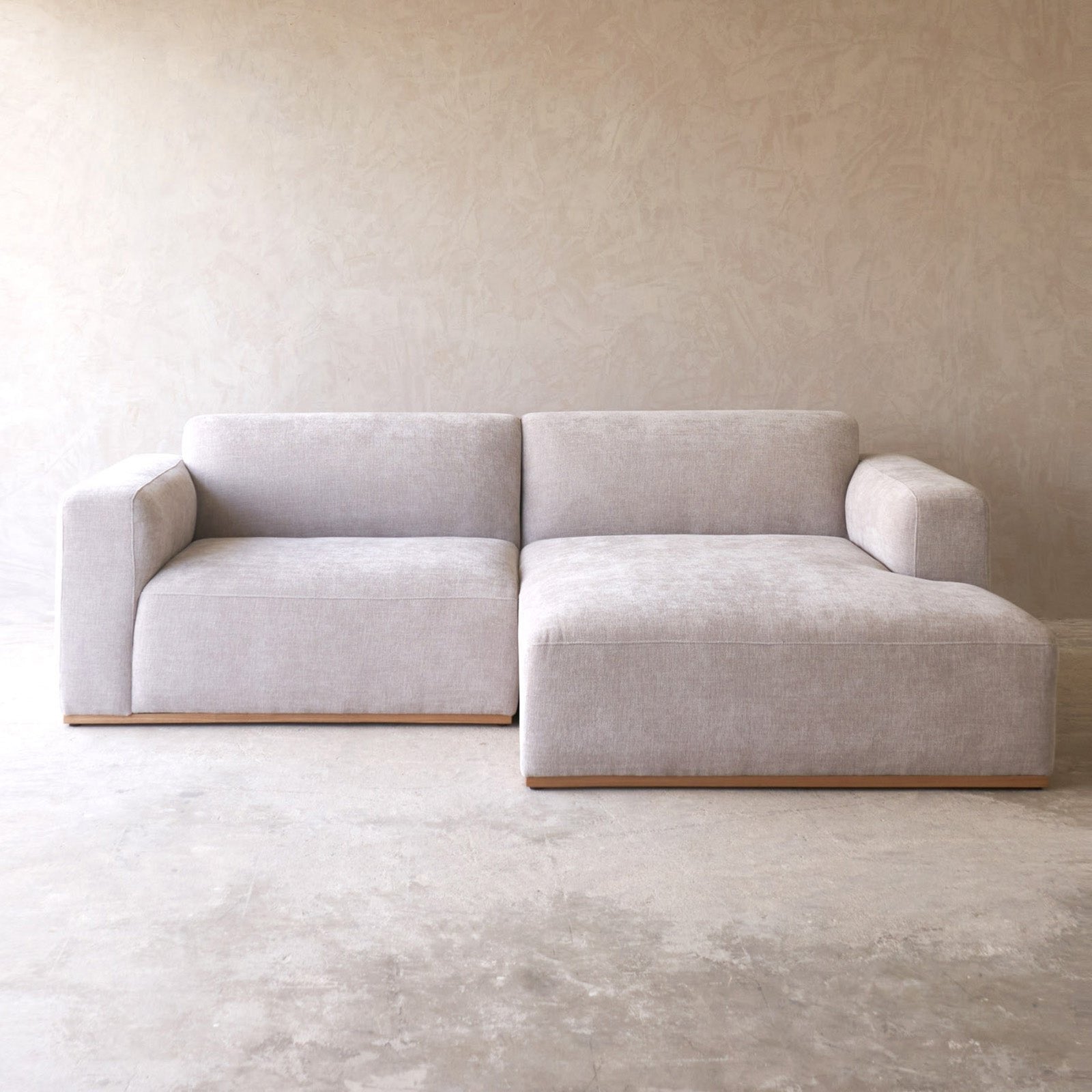 Komo Modular L Shape Sofa | Frost Grey (242cm) – Originals Furniture