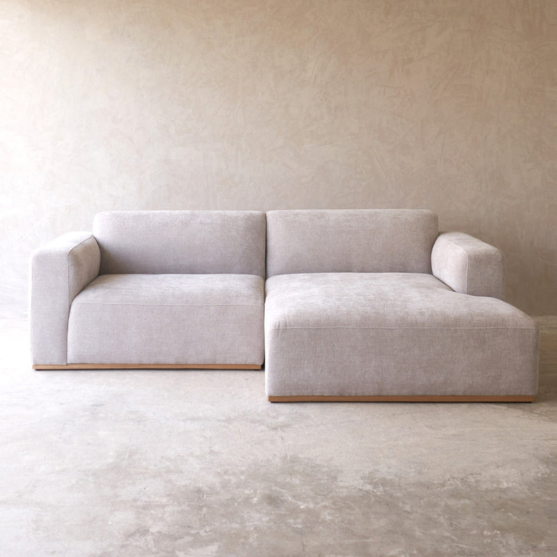 Komo Modular L Shape Sofa | Frost Grey