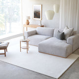 Komo Modular L Shape Sofa | Frost Grey