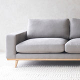 James L Shape Fabric Sofa | Slate (290cm)