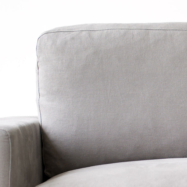 James L shape fabric sofa in slate - Originals Furniture Singapore