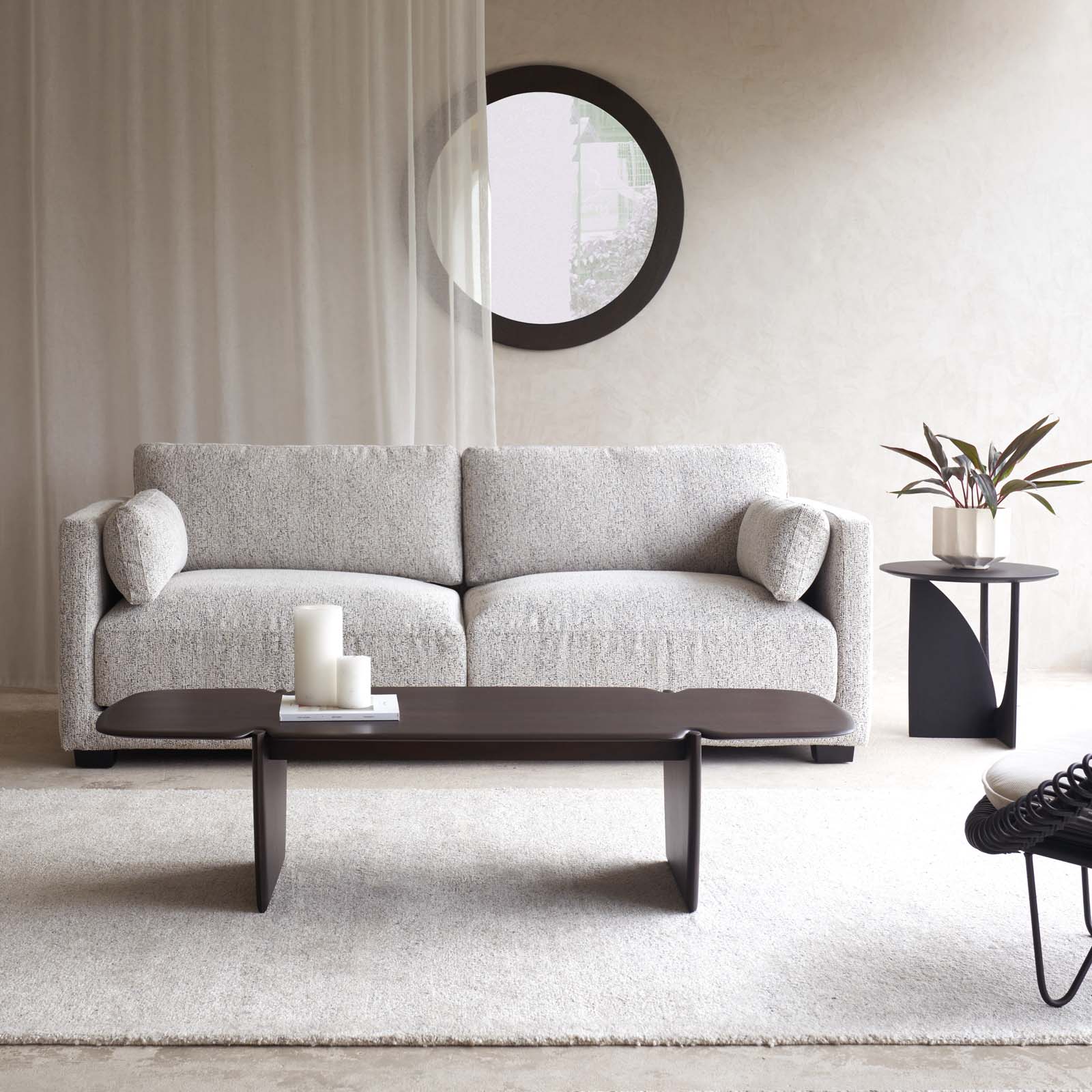 100 Linen Upholstered Sofa Laurent, Originals Furniture