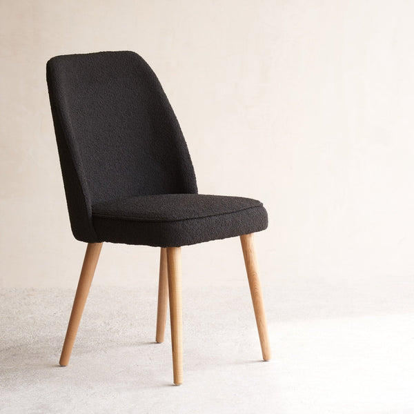 Oak Andy Dining Chair | Coal