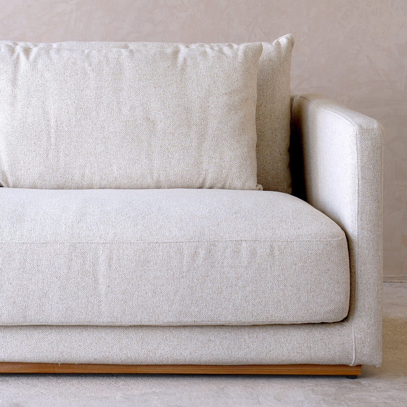 Portofino Fabric Sofa | Wheat (220cm)