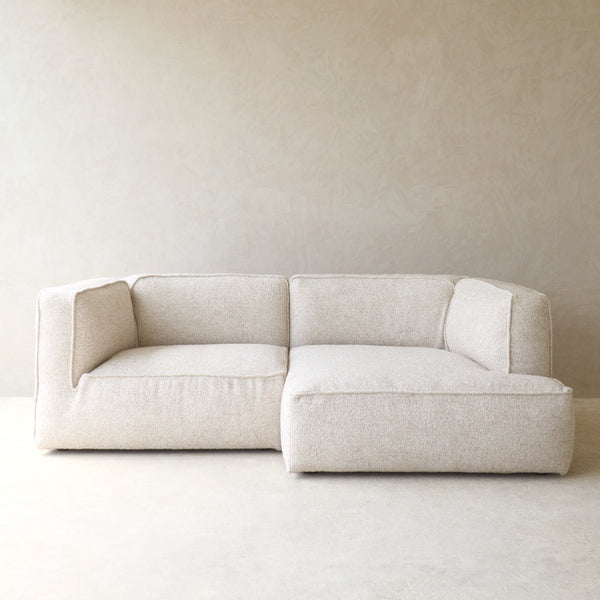 Fudge Modular L Shape Sofa | Porridge (217cm) - Originals Furniture