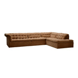 Furrow Full Modular Sofa | Bespoke Fabric & Leather (318cm)