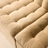 Furrow Modular Fabric Sofa | Toffee (266cm)