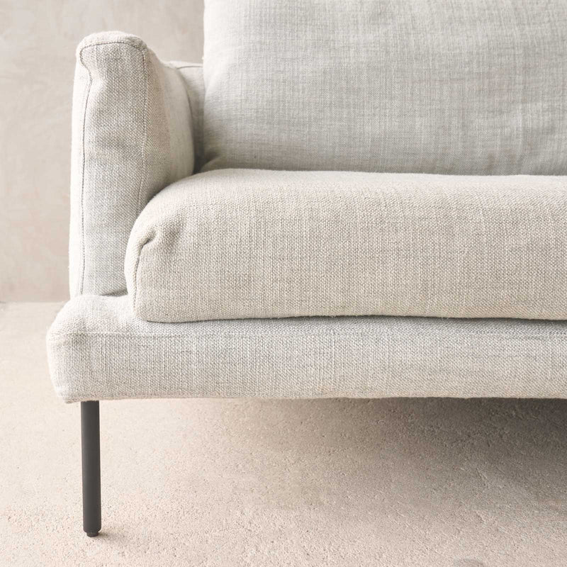 Opia Fabric Sofa | 3 Seater - Coast (224cm)