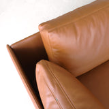 Bureau Leather Sofa | 2.5 Seater (202cm) - Saddle