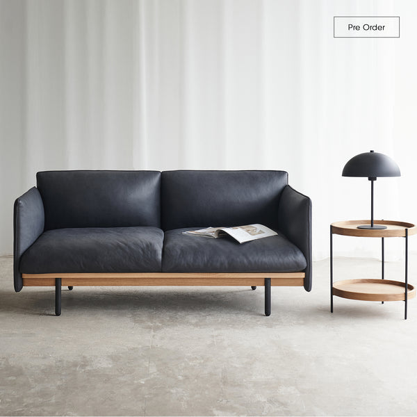 The bay hot sale leather sofa
