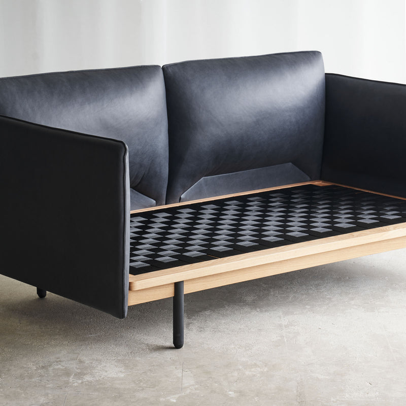 Natadora Byron Bay 2 Seater Leather Sofa Bespoke Custom from Originals Furniture Singapore
