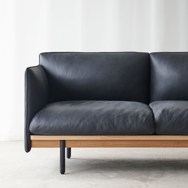 Natadora Byron Bay 2 Seater Leather Sofa Bespoke Custom from Originals Furniture Singapore