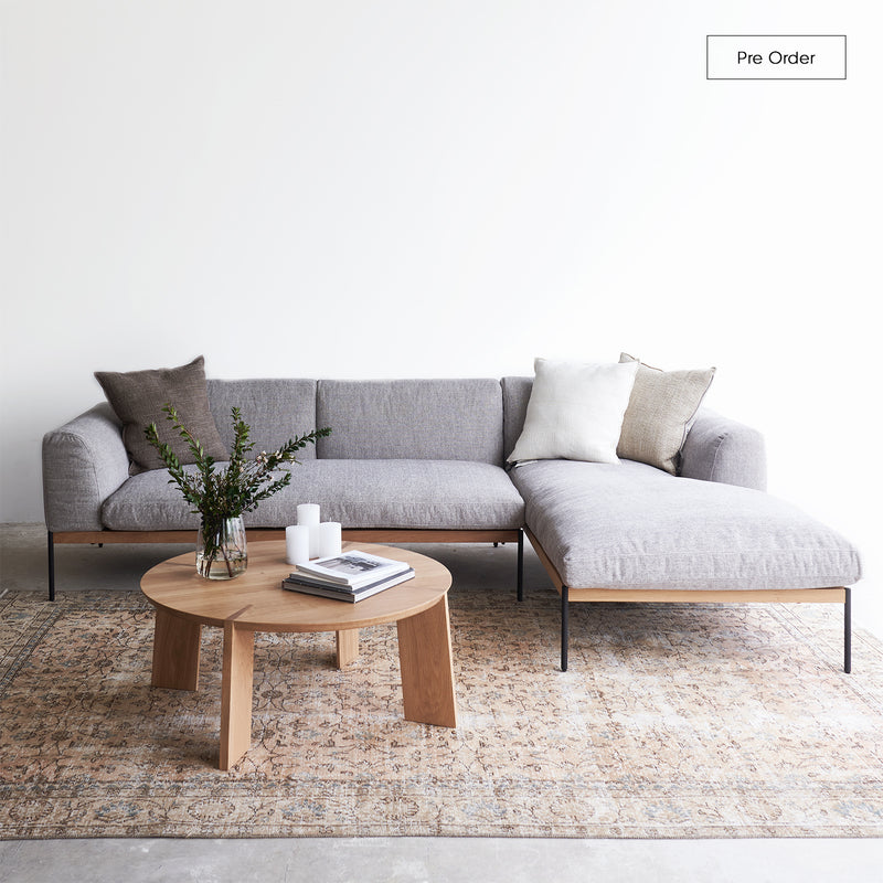 Natadora department L shape fabric sofa bespoke - Originals Furniture Singapore