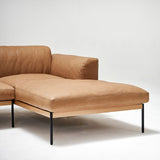 Natadora department L shape leather sofa bespoke - Originals Furniture Singapore