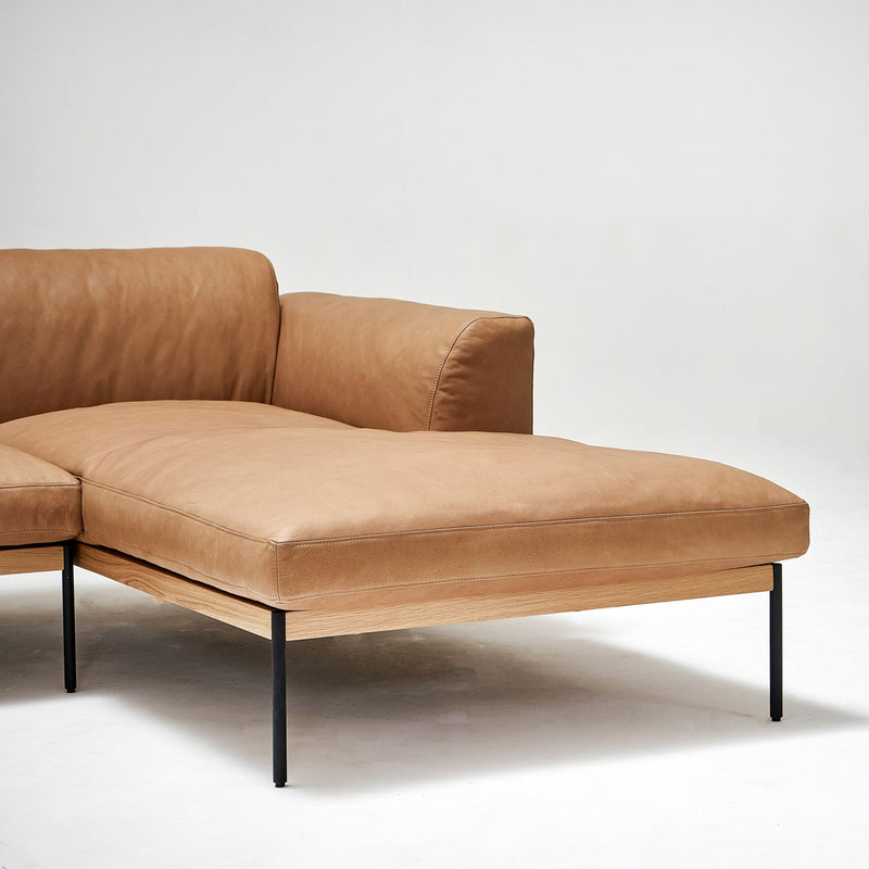 Natadora department L shape leather sofa bespoke - Originals Furniture Singapore