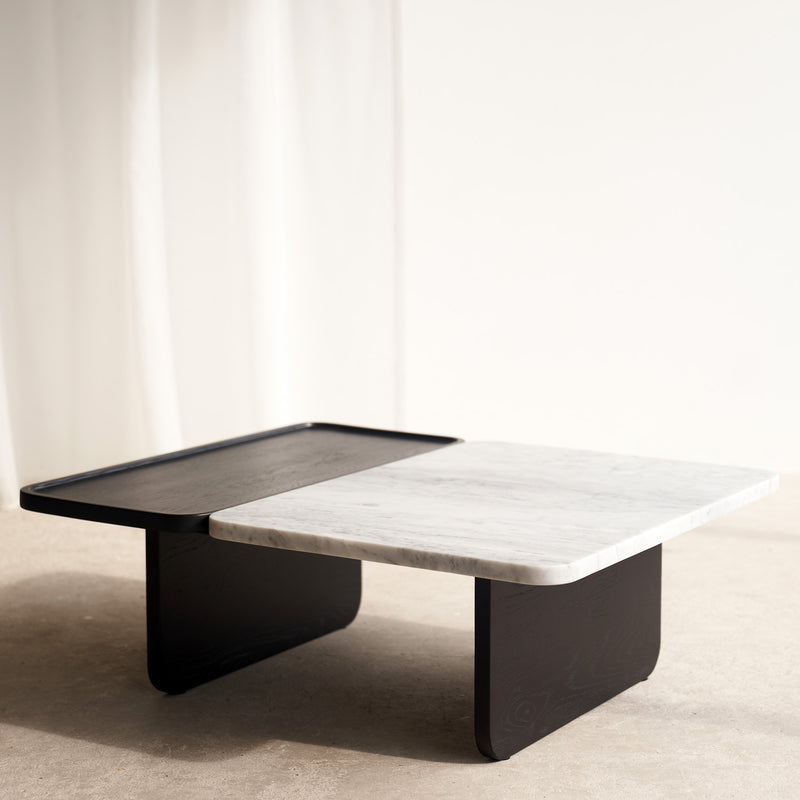 Duo Coffee Table | Marble & Oak