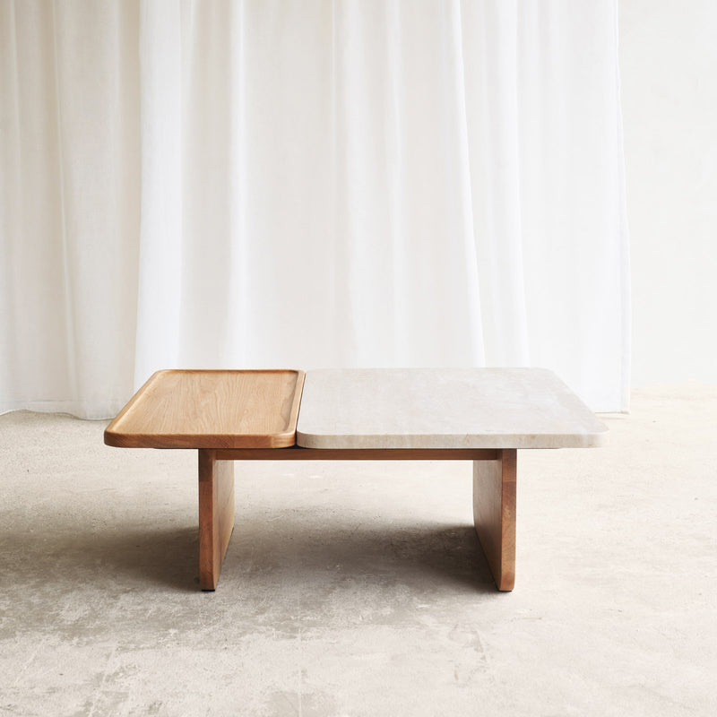 Duo Coffee Table | Travertine - Bespoke