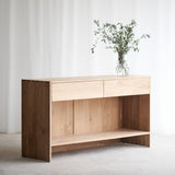 Ossett Closed Back Console | Teak - Natural (150cm)