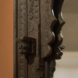 Vintage Teak Carved Mirror with Arch | Chocolate - Originals Furniture