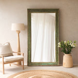 Vintage Teak Mirror | Rustic Green - Originals Furniture