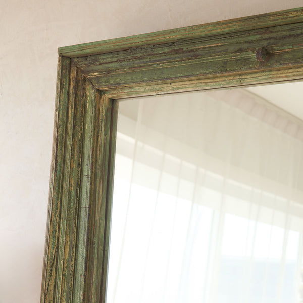 Vintage Teak Mirror | Rustic Green - Originals Furniture