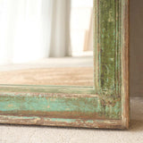 Vintage Teak Mirror | Rustic Green - Originals Furniture
