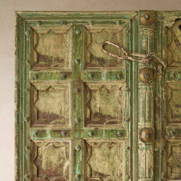 Vintage Teak Door | Rustic Green - Originals Furniture