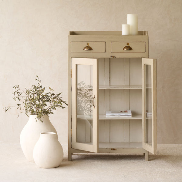 Vintage Medium Cabinet | Linen - Originals Furniture