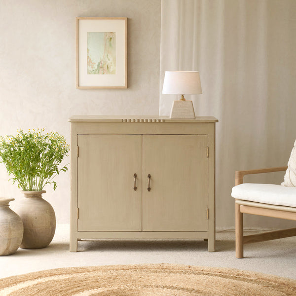 Vintage Small Cabinet | Linen - Originals Furniture