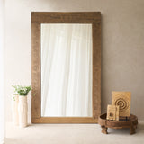 Vintage Floral Carved Mirror | A