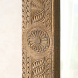 Vintage Floral Carved Mirror | A