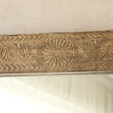 Vintage Floral Carved Mirror | B
