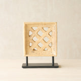 Reclaimed Sandstone Jali Deco