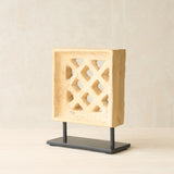 Reclaimed Sandstone Jali Deco