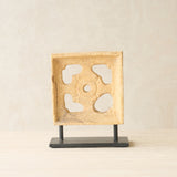 Reclaimed Sandstone Jali Deco
handcrafted from solid sandstone salvaged from a historic building in India.