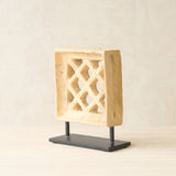 Reclaimed Sandstone Jali Deco