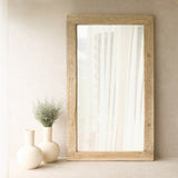 Vintage Floral Carved Mirror | C
