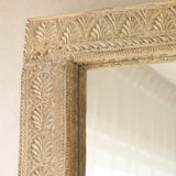 Vintage Floral Carved Mirror | C