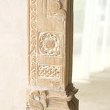 Carved Architectural Teak Mirror | No. 1