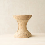 Vintage Naga Tribal Side Table | Natural