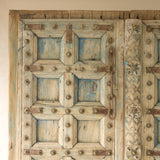 Reclaimed Architectural Teak Door | Blue Patina No. 1