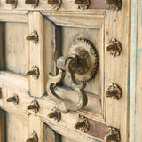 Reclaimed Architectural Teak Door | Blue Patina No. 1