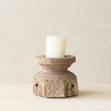 Vintage Carved Candle Holder
