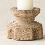 Vintage Carved Candle Holder
