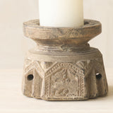 Vintage Carved Candle Holder