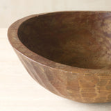 Vintage Timber Bowl | Dark Brown