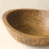 Vintage Timber Bowl | Dark Brown